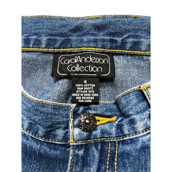 Carol Anderson Collection Embroidered Jeans Women Size 4 casual boho western VTG - Picture 4 of 14